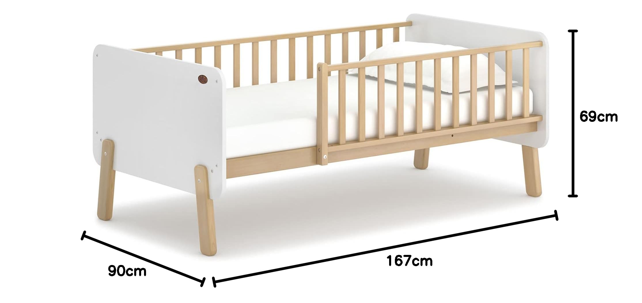 Amazon｜【正規品】 ブーリ Boori キッズベッド ナッティ 専用